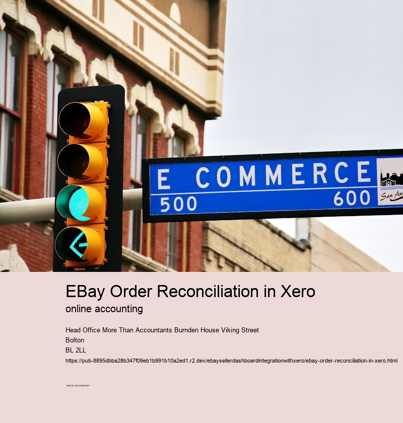 eBay Order Reconciliation in Xero