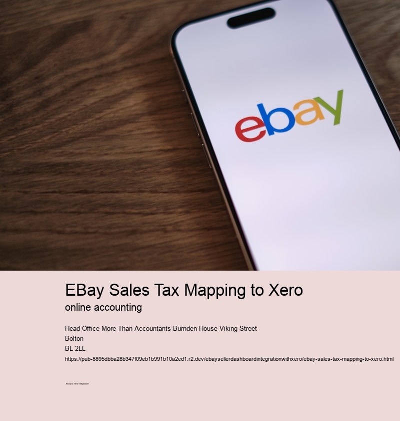 eBay Sales Tax Mapping to Xero